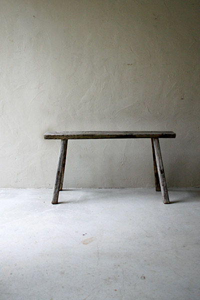 アンティークショートベンチ / フランスアンティーク / ブロカント / brocante / 店舗什器