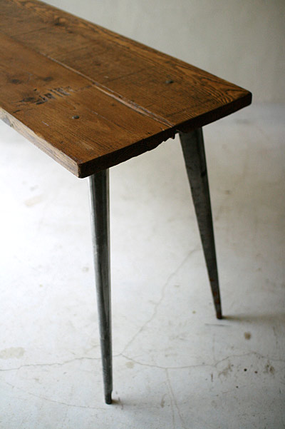 ロングテーブル　カフェテーブル　TOLIX/ フランスアンティーク / ブロカント / brocante / 店舗什器