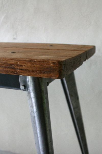 ロングテーブル　カフェテーブル　TOLIX/ フランスアンティーク / ブロカント / brocante / 店舗什器