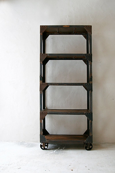 インダストリアル　シェルフ　/ フランスアンティーク / ブロカント / brocante / 店舗什器