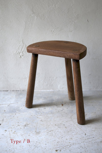 クラフトスツール　Stool 　無垢　/ フランスアンティーク / ブロカント / brocante / 店舗什器