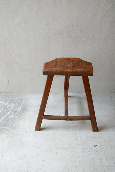 スツール　ウッド　 フランスアンティーク / ブロカント / brocante / 店舗什器