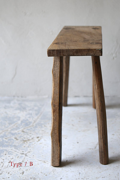 クラフトスツール　Stool 　無垢　/ フランスアンティーク / ブロカント / brocante / 店舗什器