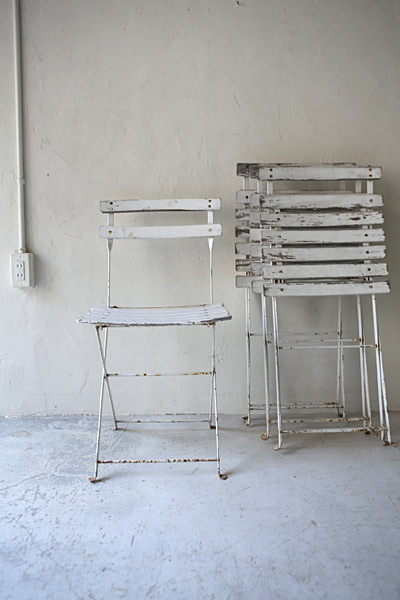 ガーデンチェア　 フランスアンティーク / ブロカント / brocante / 店舗什器
