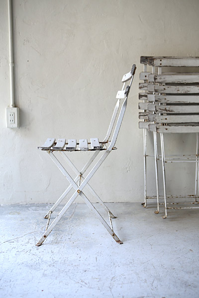 ガーデンチェア　 フランスアンティーク / ブロカント / brocante / 店舗什器
