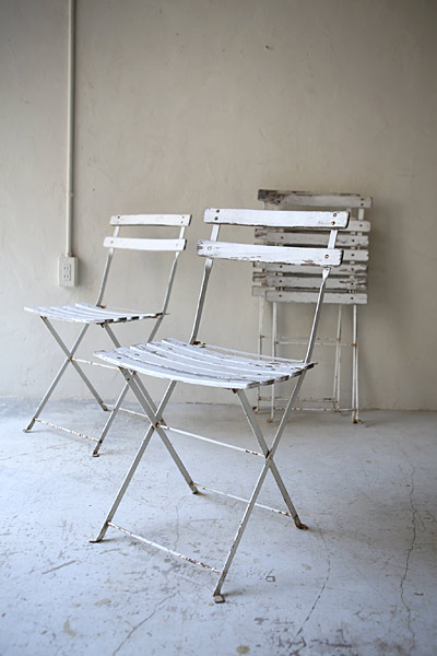ガーデンチェア　 フランスアンティーク / ブロカント / brocante / 店舗什器