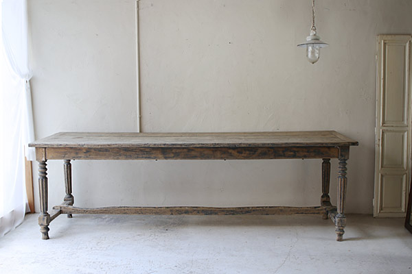 ディナーテーブル　 フランスアンティーク / ブロカント / brocante / 店舗什器