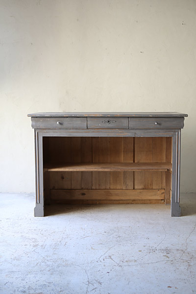 カウンターキャビネット　 フランスアンティーク / ブロカント / brocante / 店舗什器