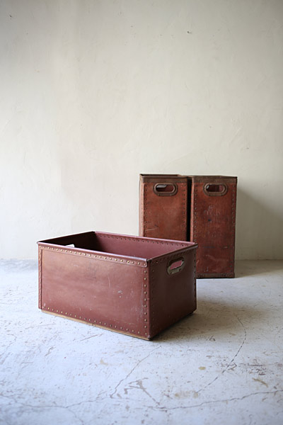 スチールガラスキャビネット　 フランスアンティーク / ブロカント / brocante / 店舗什器