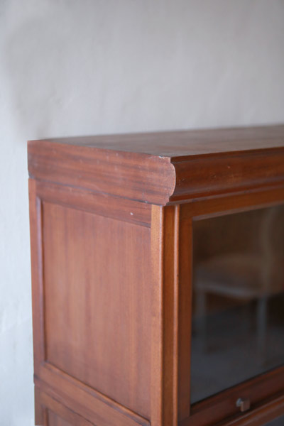 ガラスキャビネット　ブックシェルフ　棚　 フランスアンティーク / ブロカント / brocante / 店舗什器