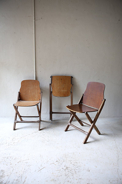 折りたたみ椅子　チェア　 フランスアンティーク / ブロカント / brocante / 店舗什器