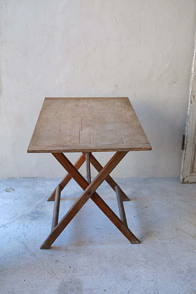 フォールディングテーブル　 フランスアンティーク / ブロカント / brocante / 店舗什器