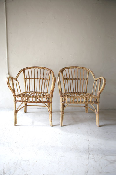 ラタンチェア　フランスアンティーク / ブロカント / brocante / 店舗什器