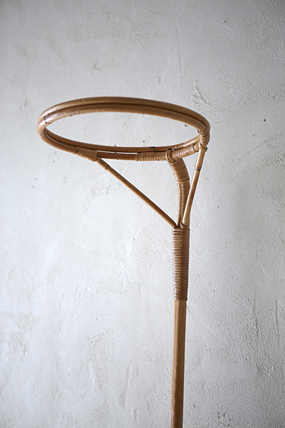 フランス　アンティーク / ブロカント / brocante / 店舗什器　ラタン　ベビーベッド
